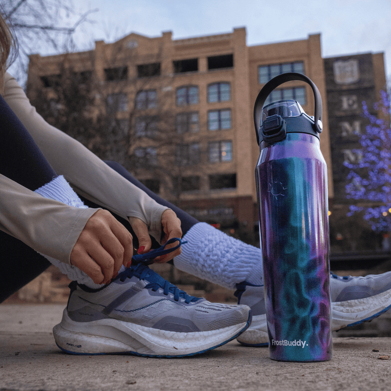 Bottle 32oz Purple Glitz